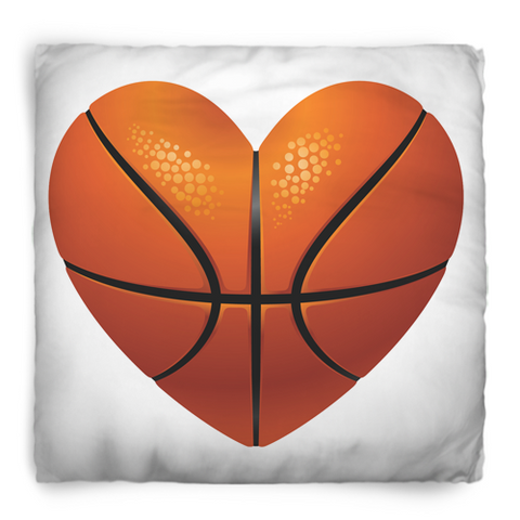 Heart Basketball Theme Pillows