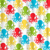 Octopus Theme Shower Curtain-Many Colors Selection