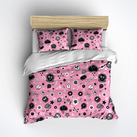 Pink Emo Designer Bedding