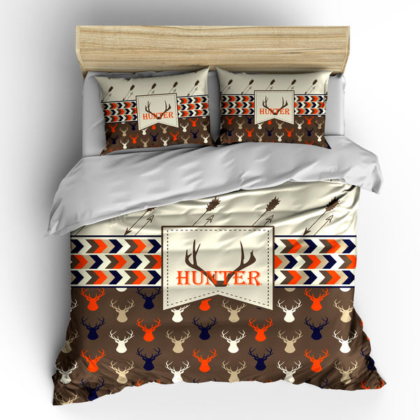 Deer Head and Antler Bedding Set II, Duvet or Comforter