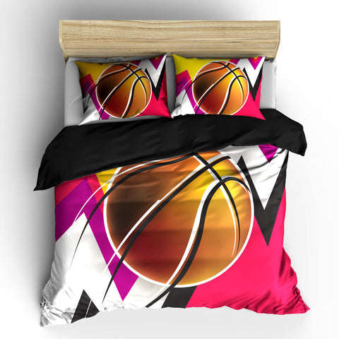 Abstract Girls Mod Basketball Comforter Set