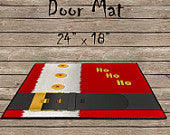 Santa's Belt Door Mat