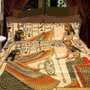 Egyptian Designer Beddin - Duvet  or Comforter and two matching Shams, Queen or King Size