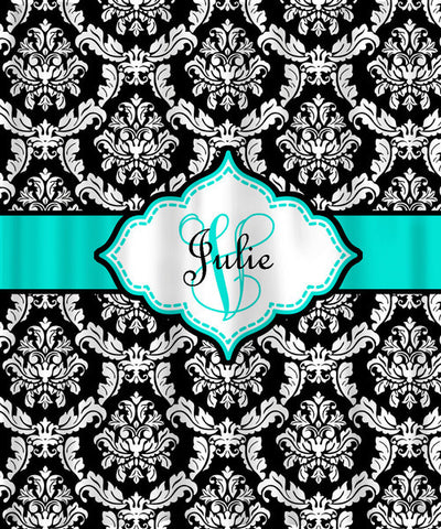 SK Damask  Custom with your Name or Initials