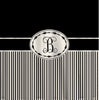 Personalized Shower Curtain - with your initials and or name -Shown Black with Tan Stripes  and Navy with Tan- ANY COLOR