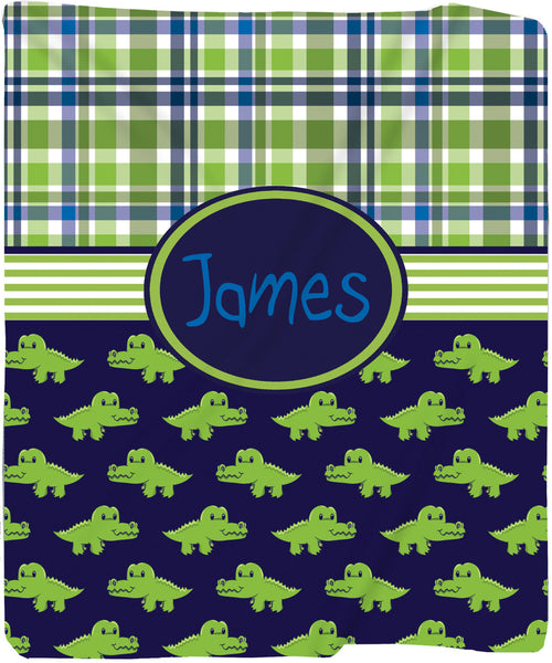 Personalized Later Gator Plush Fleece Blanket - Other Themes Available