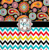 Gypsy Paisley  & Chevron -Personalized Your Initial(s) and/or names