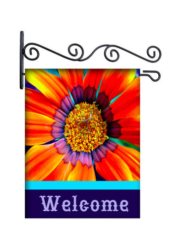Summer Sunflowr Custom Personalized Yard Flag - 13.5 by 18.5 inches - your name and or initial