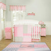 Personalized Patchwork  Lil Girl Elephant Plush Fuzzy Area Rug - Size 48x30, 60x48, 96x44, 96x60 - any color - any design