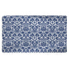 Classic Navy & White Damask Bath Mat - 30x20 or 48x36 inches - Designed to match any shower curtain design
