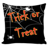 Personalized Throw Pillow Trick or Treat Halloween Theme - Custom with your Name or Initials - two sizes available
