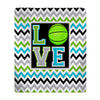 LOVE Basketball Fleece Blanket