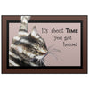 "Its About Time You Got Home" Door Mat