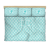 Mermaid and Quatrefoil Daybed Bedding with 2 or 3 Pillow Cover Shams